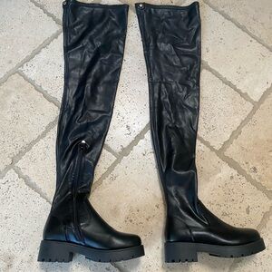 Black Over the Knee Boots
